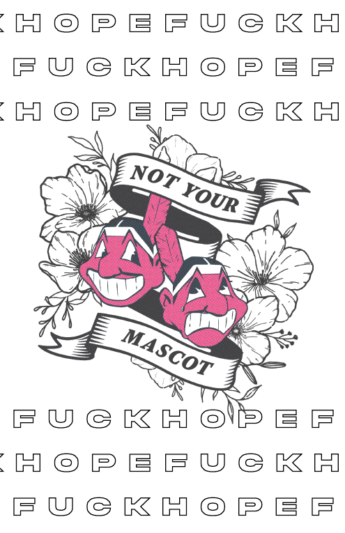 Not Your Mascot zine cover